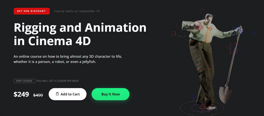 Motion Design School - Rigging and Animation in Cinema 4D (2020) [Eng ...